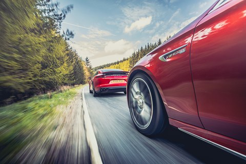 Porsche Panamera Turbo and Mercedes-AMG E63 S