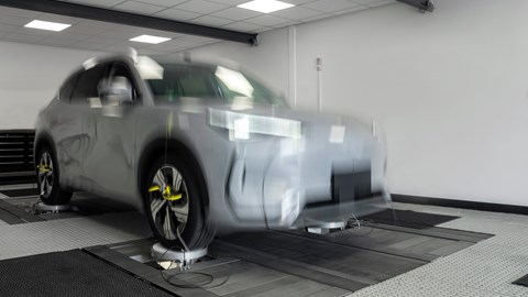 Geely EX5 on the rig