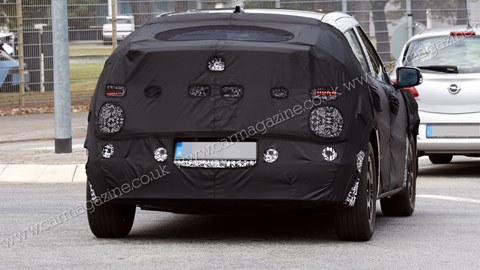 Ioniq 2 spy shots - rear