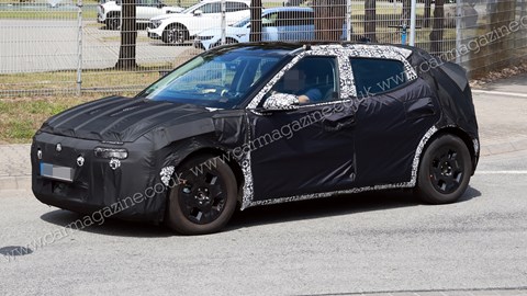 Ioniq 2 spy shots - side profile