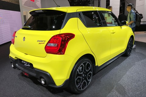 Suzuki Swift Sport rear three-quarters