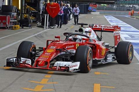 Ferrari F1 halo front quarter