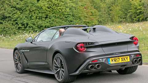 Spied: the new 2018 Aston Martin Vanquish Zagato Speedster