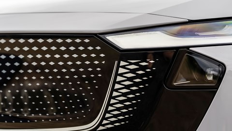 Mazda 6e (2026) review: LED daytime running lights, grey paint