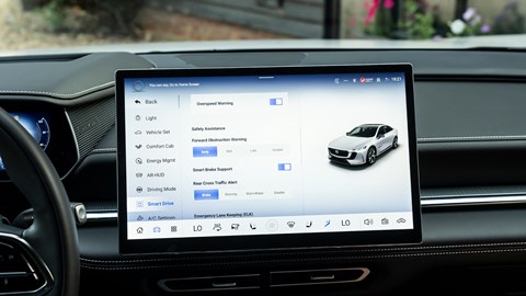 Mazda 6e (2026) review: infotainment screen