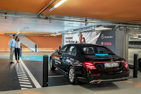 Mercedes Autonomous Valet Parking pick-up