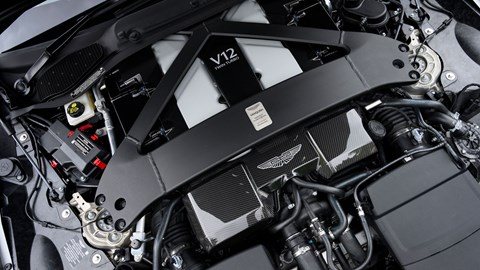 Aston Martin Vanquish Volante review - 5.2-litre twin-turbo V12 engine with 824bhp and 737lb ft