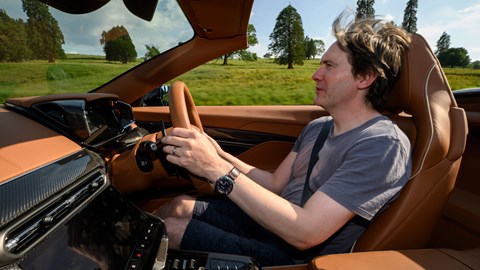 Aston Martin Vanquish Volante review - cj hubbard driving