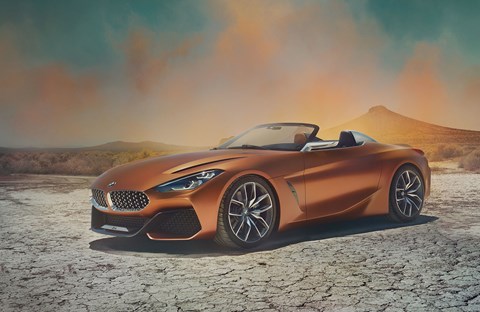 The new 2017 BMW Concept Z4 show car at Pebble Beach