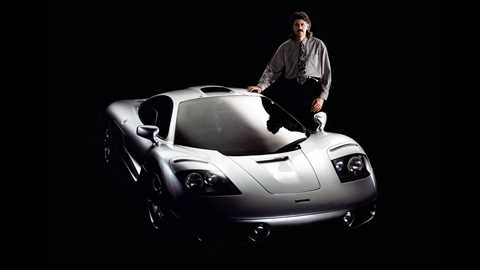 Gordon Murray, a McLaren F1 and a very 1990s haircut