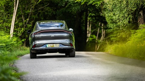 MG IM6: rear shot on the road