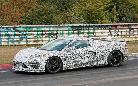 Mid-engined Corvette at the Nurburgring Nordschleife