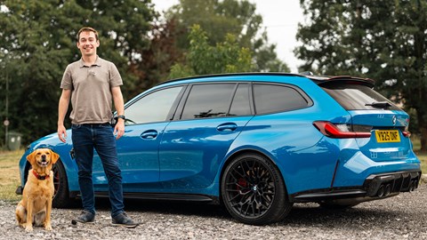 BMW M3 CS Touring with Tilly