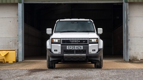 Toyota Land Cruiser Commercial (2025) review: the car in front is actually a van