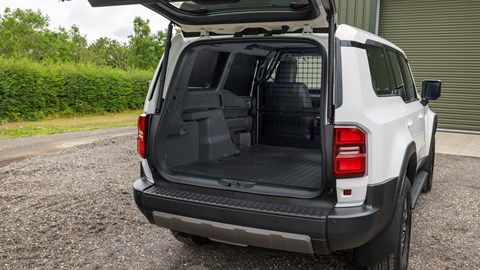 Toyota Land Cruiser Commercial (2025) review: the car in front is actually a van