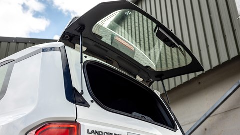 Toyota Land Cruiser Commercial (2025) review: the car in front is actually a van