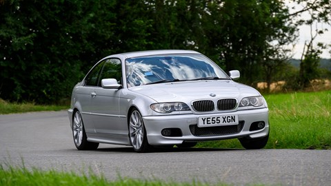BMW 330Ci: front three quarter cornering