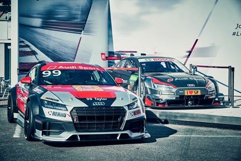 Audi TT Cup Race Car Looks Hot While On Display