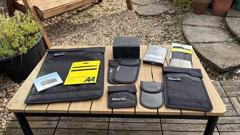 Selection of RFID pouches