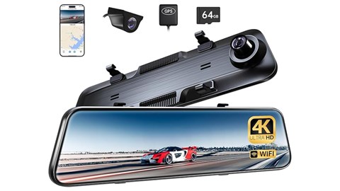 Pelsee P12 Plus 4K Mirror Dashcam