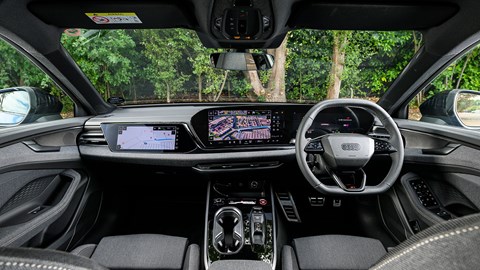 Audi A6 saloon (2025) review: dashboard and infotainment system