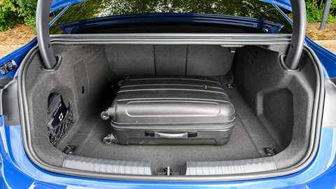 Audi A6 saloon (2025) review: boot space, with suitcase