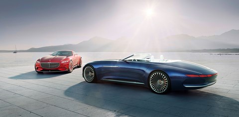The Mercedes-Maybach Vision 6 twins: coupe and, now, a cabriolet too