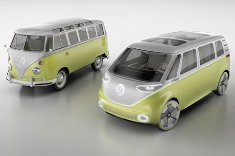 VW Microbus old and new