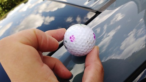 Honda Civic long-term test review: struck by a golf ball!