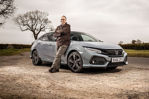 CAR magazine's Colin Overland and our new 2017 Honda Civic hatchback