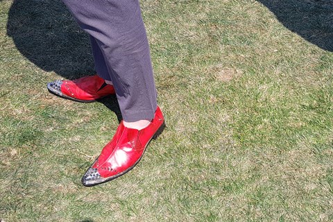 PBC17 red shoe