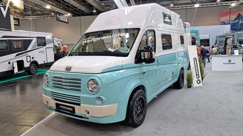 Caselani Fiat 616N world premier at Dusseldorf Caravan Salon 2025 - front