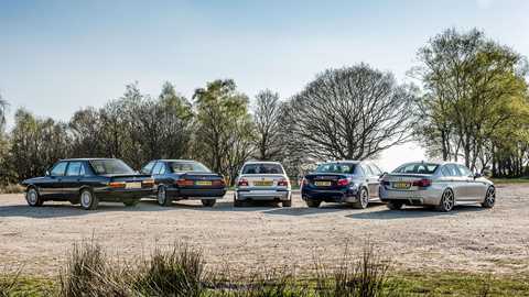 They're resolutely rear-drive, and we wouldn't have the first five M5s any other way