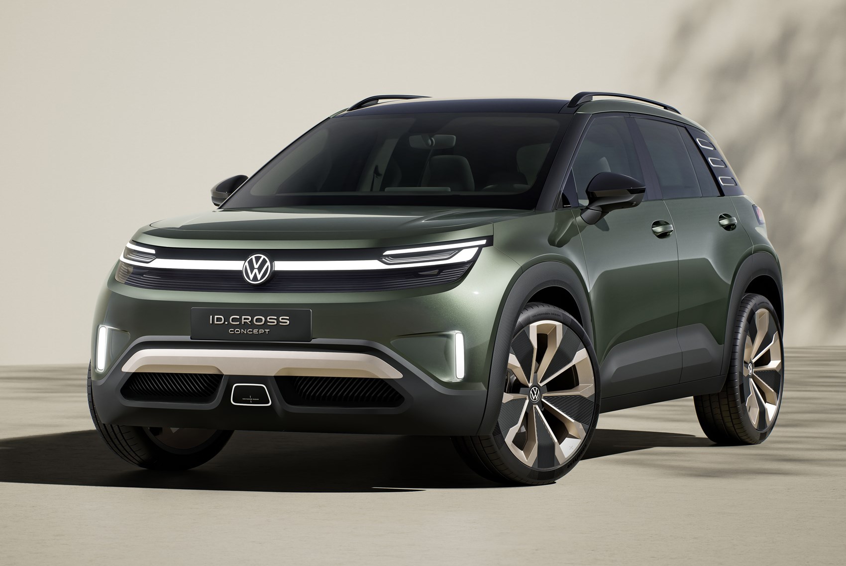 VW ID Cross Concept — малыш электрокроссовера 2026