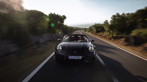Porsche 911 Turbo S Cabriolet front