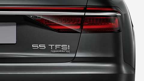 Audi A8 55 TFSI: how Audi's new badges work