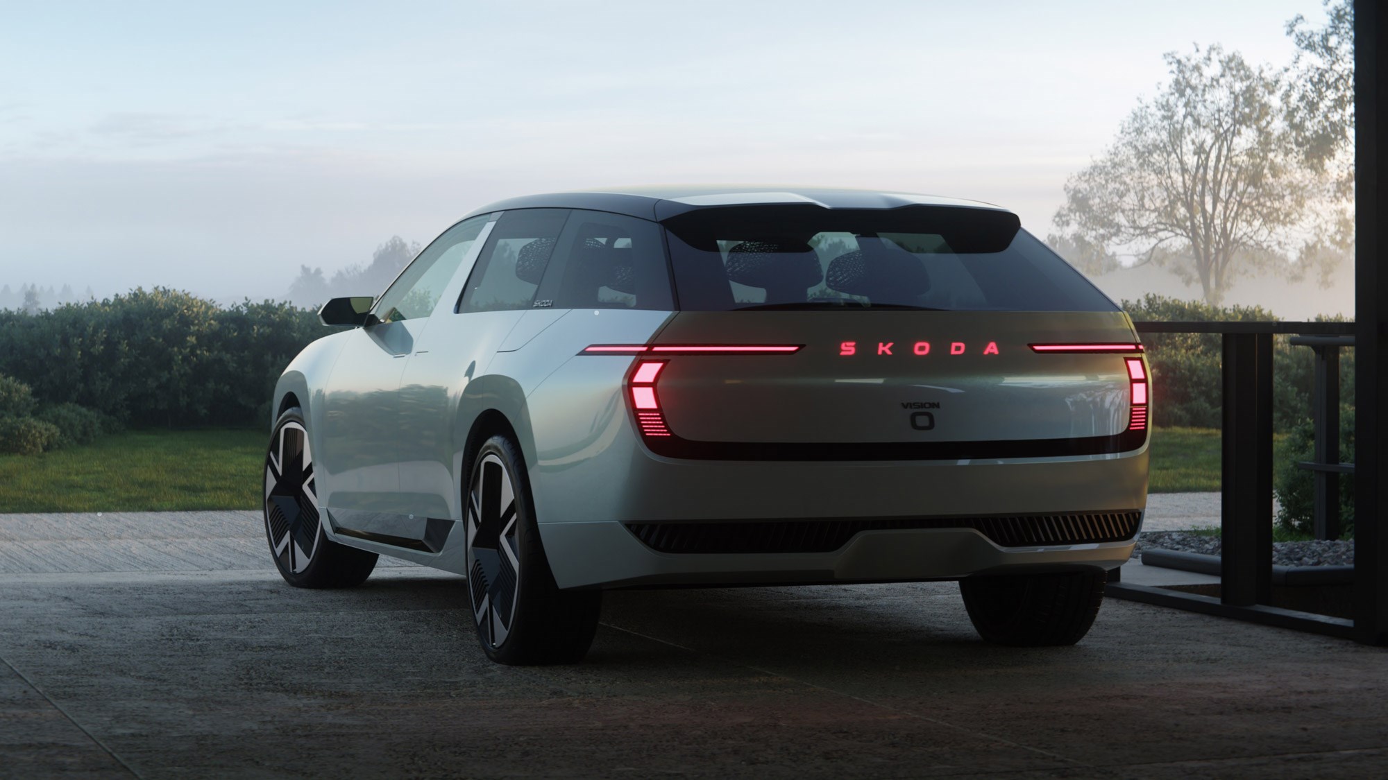 Электрический универсал Skoda Vision O будущего