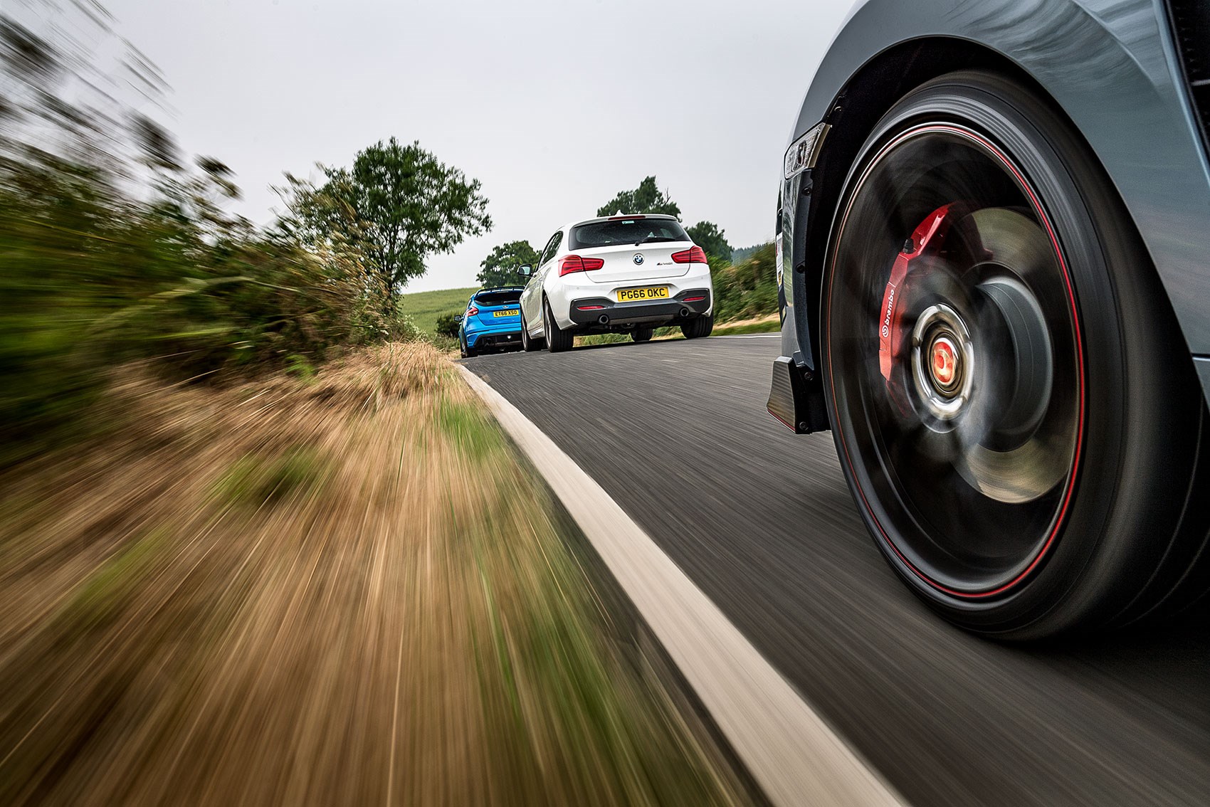 Honda Civic Type R vs Ford Focus RS vs BMW M140i vs Seat Leon Cupra 300  review | CAR Magazine