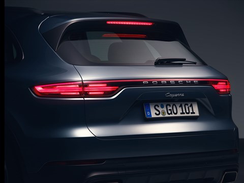 Porsche Cayenne tailgate and rear end