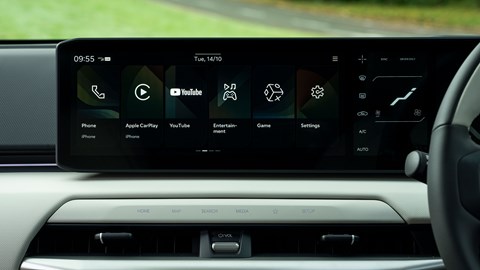 Kia EV4 Fastback (2025) review: infotainment screen