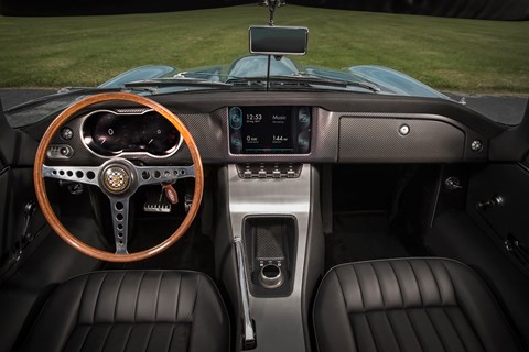 Jaguar E-Type Zero interior