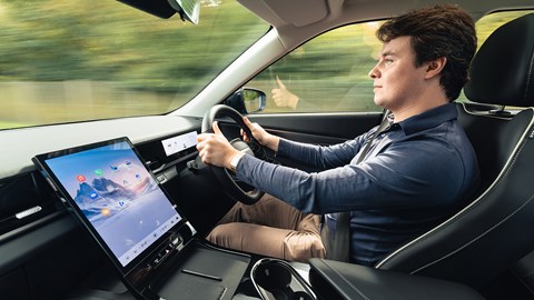 Jaecoo 5 review, Ryan Gilmore driving