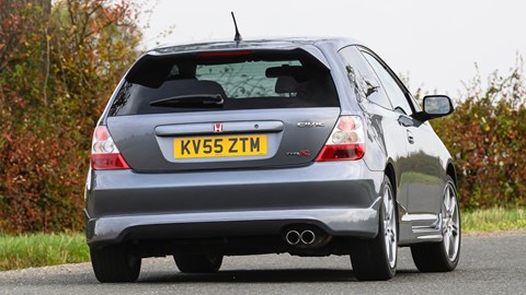 EP3 Honda Civic Type R rear cornering