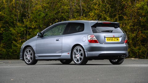 EP3 Honda Civic Type R static rear