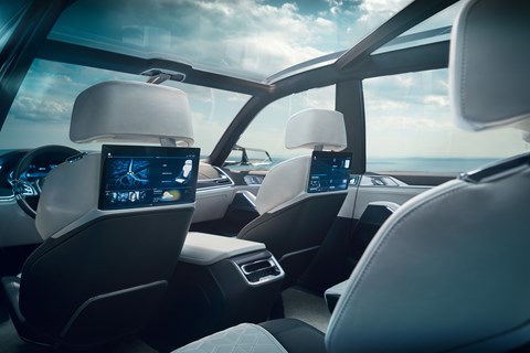 BMW X7 Concept iPerformance rear seats