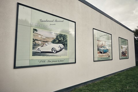 TVRs from the past celebrated on retro posters at 2017 Goodwood Revival