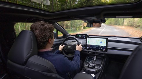 Toyota C-HR+ prototype, moving, Ryan Gilmore