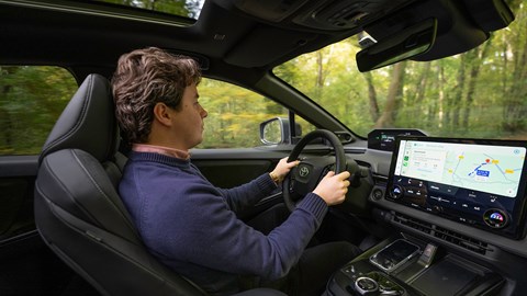 Toyota C-HR+ prototype, moving, Ryan Gilmore