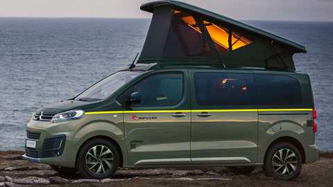 The Citroen SpaceTourer Rip Curl concept. It's a camper van. Aimed at surfers