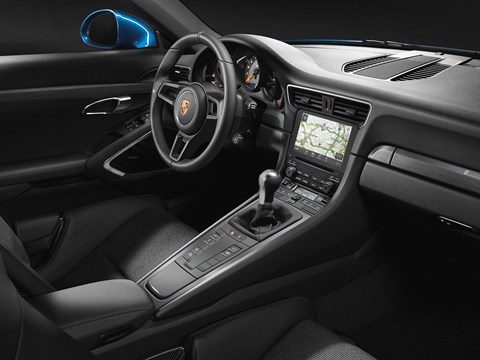 Cloth seats inside new Porsche 911 GT3 Touring Pack - and more leather instead of Alcantara